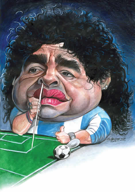 maradona een dibujito